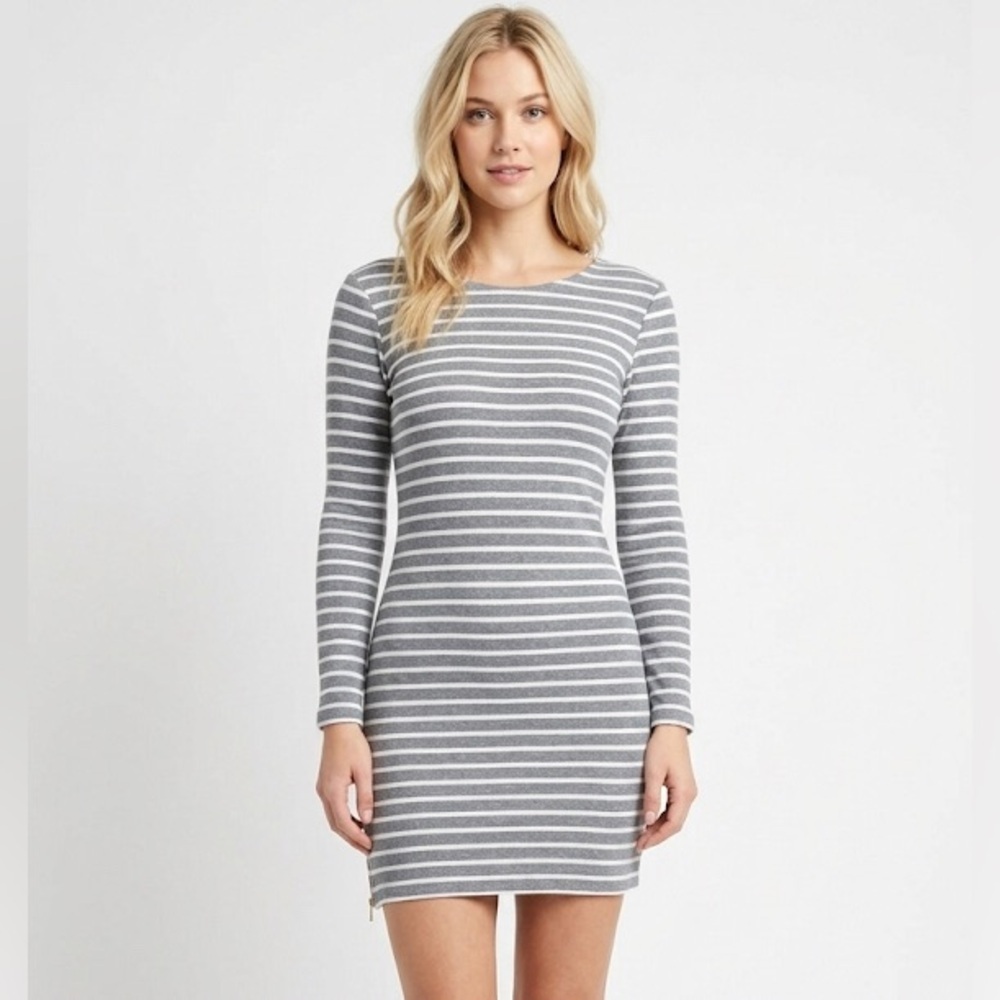 SAIL to Sable striped shirt dress size small